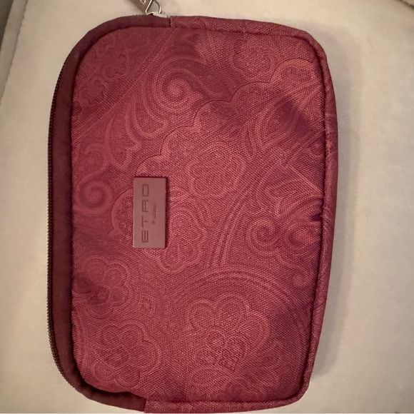 Etro Paisley Cosmetic Bag - Burgundy - Picture 2 of 4